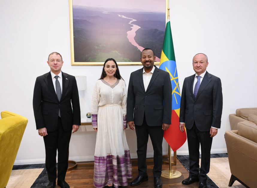 Heydar Aliyev Foundation VP Leyla Aliyeva meets with Ethiopian Prime Minister (PHOTO)