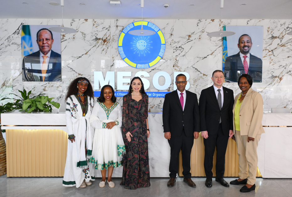 Heydar Aliyev Foundation VP Leyla Aliyeva visits MESOB One-Stop Service Center in Ethiopia (PHOTO)