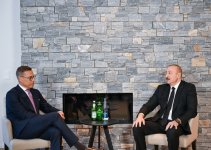 President Ilham Aliyev meets with President of Finland in Davos (PHOTO/VIDEO)