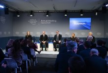President Ilham Aliyev participates in panel session on “Defining Eurasia's Economic Identity” in Davos (PHOTO/VIDEO)