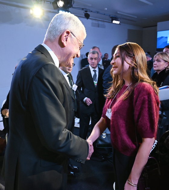 President Ilham Aliyev participates in panel session on “Defining Eurasia's Economic Identity” in Davos (PHOTO/VIDEO)