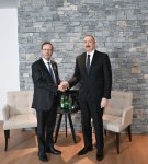 President Ilham Aliyev meets with President of State of Israel in Davos (PHOTO)