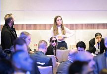 President Ilham Aliyev participates in panel session as part of World Economic Forum (PHOTO/VIDEO)