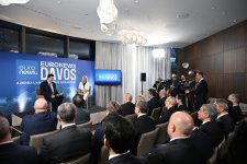 President Ilham Aliyev attends “Azerbaijan Executive Breakfast” event in Davos (PHOTO)