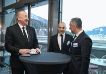 President Ilham Aliyev attends “Azerbaijan Executive Breakfast” event in Davos (PHOTO)