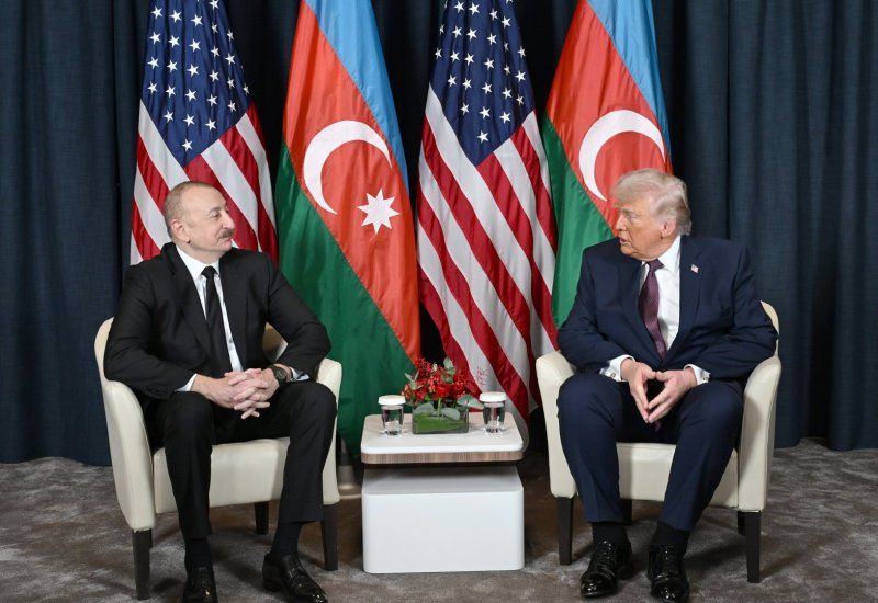 President Ilham Aliyev and President Donald Trump held meeting in Davos