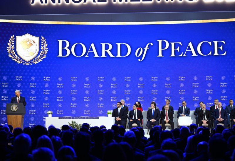 President Ilham Aliyev attends signing ceremony of Board of Peace Charter in Davos (PHOTO)
