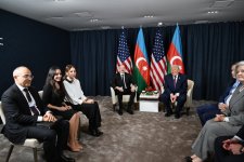 President Ilham Aliyev and President Donald Trump held meeting in Davos (PHOTO/VIDEO)