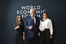 President Ilham Aliyev and President Donald Trump held meeting in Davos (PHOTO/VIDEO)