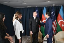 President Ilham Aliyev and President Donald Trump held meeting in Davos (PHOTO/VIDEO)