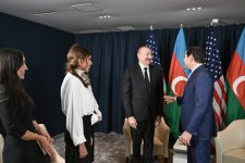 President Ilham Aliyev and President Donald Trump held meeting in Davos (PHOTO/VIDEO)