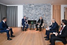 President Ilham Aliyev meets with Chief Executive Officer of Vitol in Davos (PHOTO)