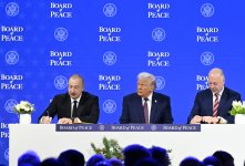 President Ilham Aliyev attended signing ceremony of Board of Peace Charter in Davos (PHOTO/VIDEO)
