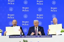 President Ilham Aliyev attended signing ceremony of Board of Peace Charter in Davos (PHOTO/VIDEO)