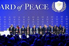President Ilham Aliyev attended signing ceremony of Board of Peace Charter in Davos (PHOTO/VIDEO)