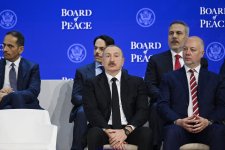 President Ilham Aliyev attended signing ceremony of Board of Peace Charter in Davos (PHOTO)