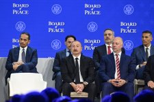 President Ilham Aliyev attended signing ceremony of Board of Peace Charter in Davos (PHOTO)