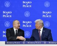 President Ilham Aliyev attended signing ceremony of Board of Peace Charter in Davos (PHOTO)