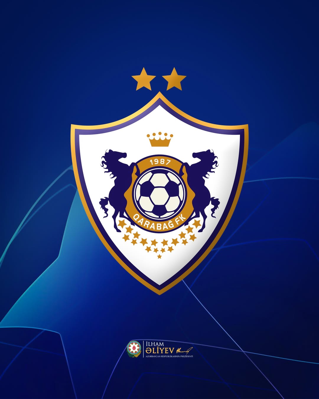 President Ilham Aliyev shares post on victory of Qarabağ football club (PHOTO)