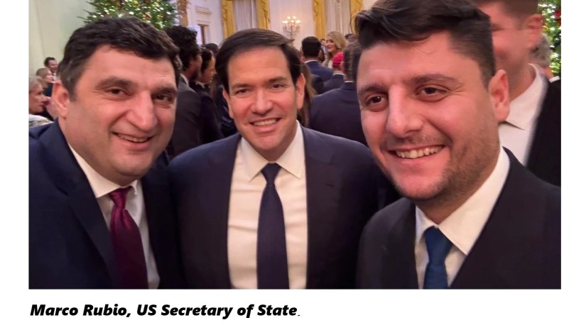 CEOs of Georgian companies Orbi Group and Block Group attended a Christmas Party at the White House