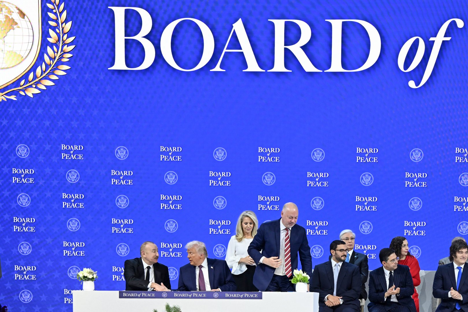 President Ilham Aliyev attended signing ceremony of Board of Peace Charter in Davos (PHOTO)