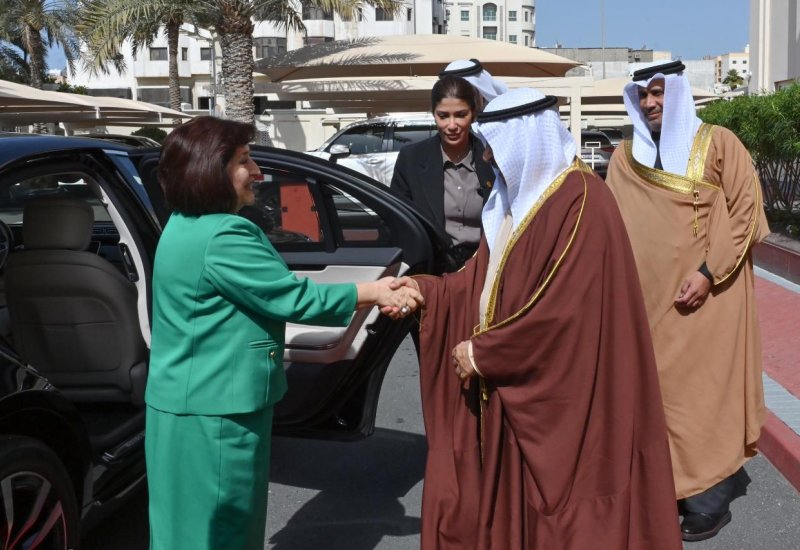 Speaker of Azerbaijani Parliament Sahiba Gafarova meets with Chairman of Consultative Council of Kingdom of Bahrain Ali bin Saleh Al Saleh (PHOTO)