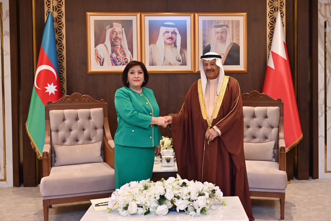 Speaker of Azerbaijani Parliament Sahiba Gafarova meets with Chairman of Consultative Council of Kingdom of Bahrain Ali bin Saleh Al Saleh (PHOTO)