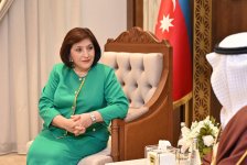 Speaker of Azerbaijani Parliament Sahiba Gafarova meets with Chairman of Consultative Council of Kingdom of Bahrain Ali bin Saleh Al Saleh (PHOTO)
