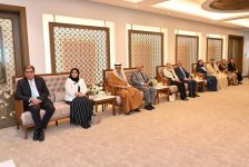 Speaker of Azerbaijani Parliament Sahiba Gafarova meets with Chairman of Consultative Council of Kingdom of Bahrain Ali bin Saleh Al Saleh (PHOTO)