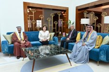 Speaker of Azerbaijani Parliament Sahiba Gafarova arrives in Kingdom of Bahrain on visit (PHOTO)
