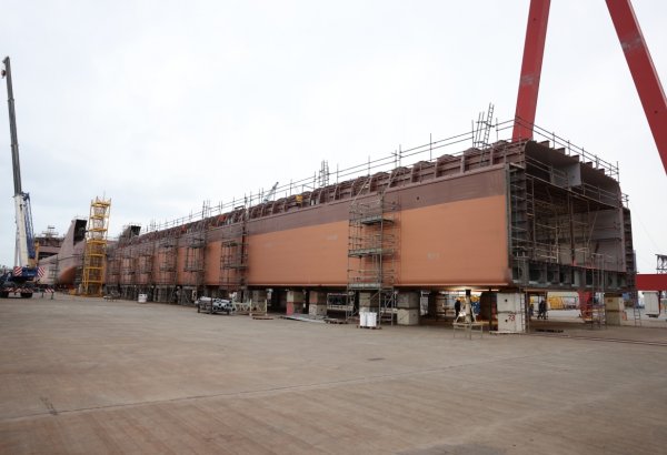 Azerbaijan's Baku Shipyard advances construction of new tankers (PHOTO)