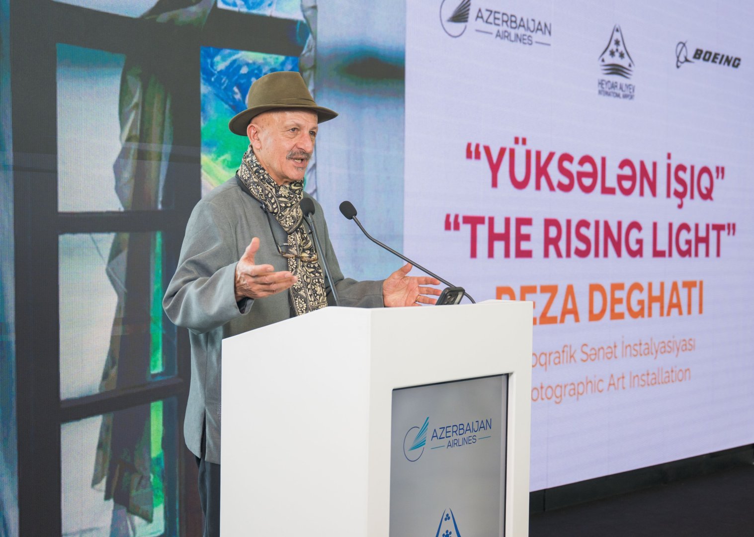 The Rising Light: REZA exhibition presented at Heydar Aliyev International Airport (PHOTO)