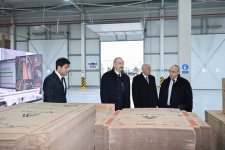 President Ilham Aliyev inaugurates cardboard and box packaging production facility in Sumgayit Industrial Park (PHOTO)