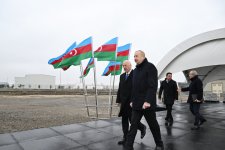 President Ilham Aliyev lays foundation stone for polypropylene and laminated bag production facility in Sumgayit Industrial Park (PHOTO/VIDEO)