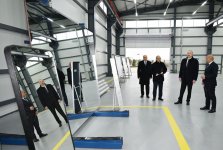 President Ilham Aliyev attends opening of mirror sheet production plant in Sumgayit Industrial Park (PHOTO)