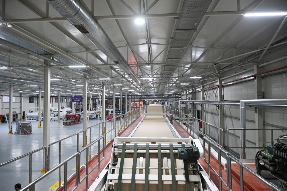 President Ilham Aliyev inaugurates cardboard and box packaging production facility in Sumgayit Industrial Park (PHOTO)