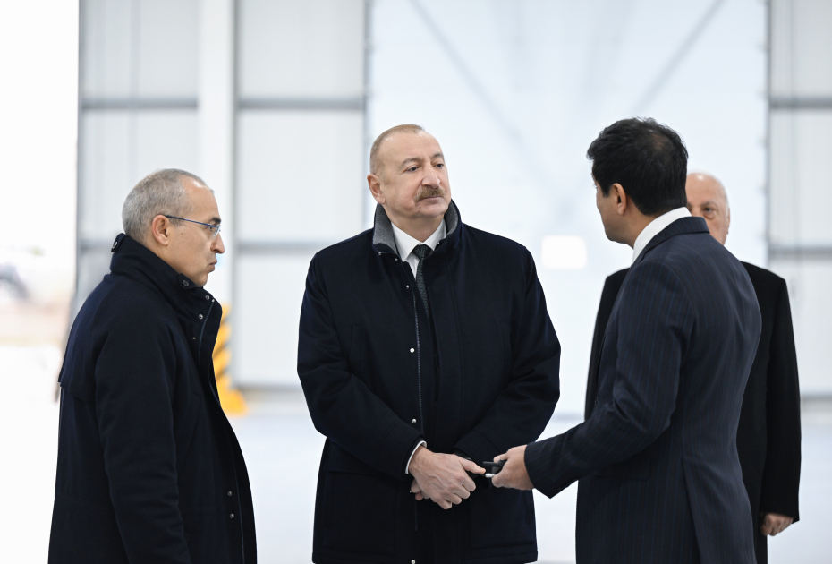 President Ilham Aliyev inaugurates cardboard and box packaging production facility in Sumgayit Industrial Park (PHOTO)