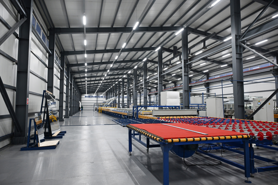 President Ilham Aliyev attends opening of mirror sheet production plant in Sumgayit Industrial Park (PHOTO)