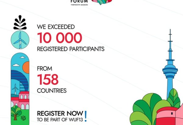 Azerbaijan lifts veil on registration figures for upcoming WUF13 in Baku