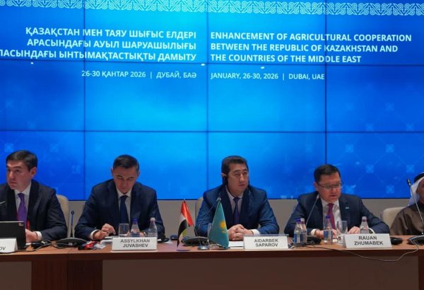 Kazakh, UAE agro companies sign multimillion commercial agreements