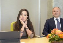 Heydar Aliyev Foundation VP Leyla Aliyeva and Grethel Aguilar discuss cooperation opportunities in Switzerland (PHOTO)