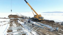 Azerbaijan starts Zangezur power line construction (PHOTO/VIDEO)