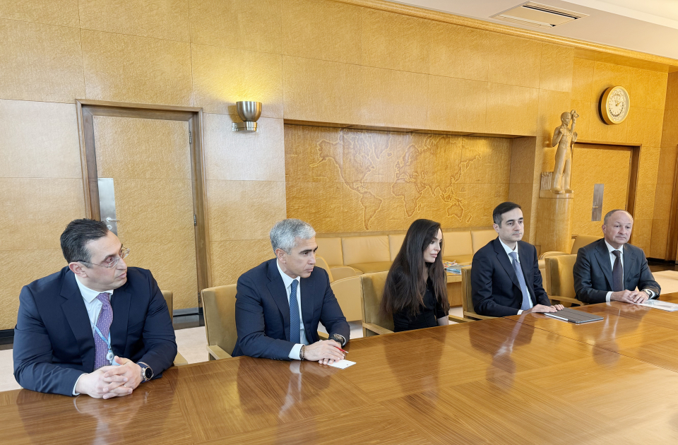 Heydar Aliyev Foundation VP Leyla Aliyeva meets with Director-General of UN Office at Geneva (PHOTO)