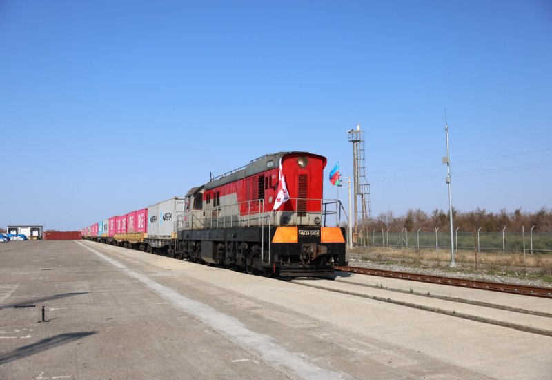 Poti-Baku block train rolls from Georgia’s shores, opening new routes (PHOTO)