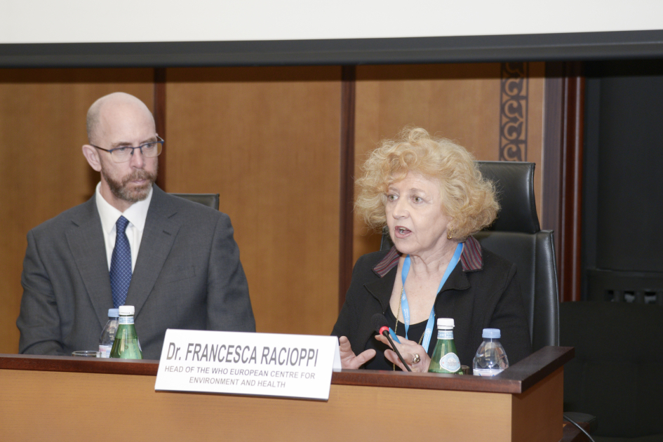 Heydar Aliyev Foundation VP Leyla Aliyeva attends discussions on environmental problems of Caspian Sea in Geneva (PHOTO)