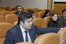 Heydar Aliyev Foundation VP Leyla Aliyeva attends discussions on environmental problems of Caspian Sea in Geneva (PHOTO)