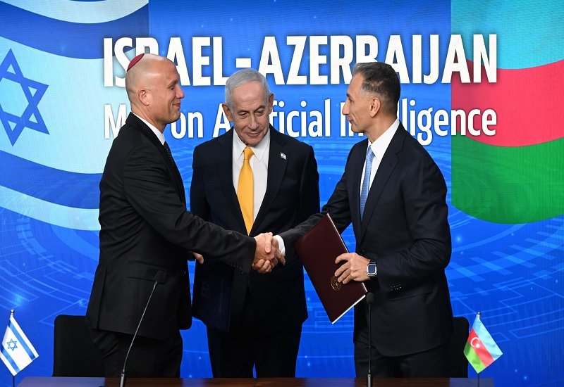 Azerbaijan, Israel sign AI cooperation memorandum in Jerusalem