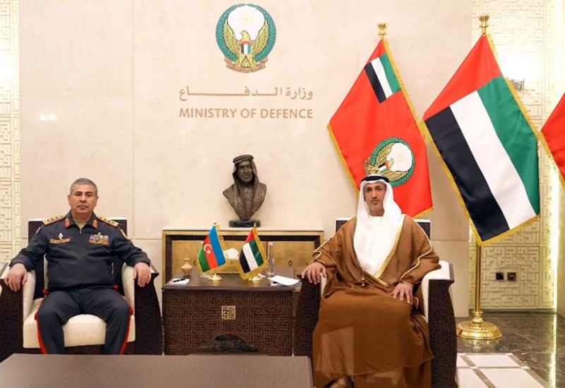 Azerbaijan, UAE discuss prospects for expanding military cooperation (PHOTO)