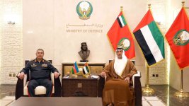 Azerbaijan and UAE discuss prospects for military cooperation development (PHOTO)