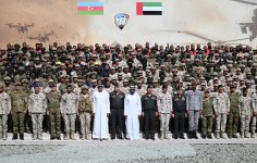 President Ilham Aliyev, and President of United Arab Emirates observe joint operational-tactical exercises 'Peace Shield - 2026' in Abu Dhabi (PHOTO)